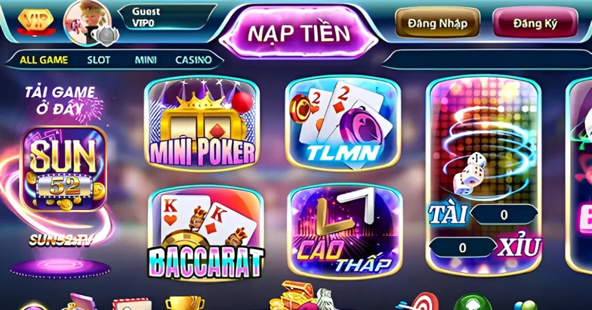 Sun52 ⭐️ Cổng Game Bài Đổi Thưởng Uy Tín Số 1 16 Tổng quan về cổng game bài SUN52